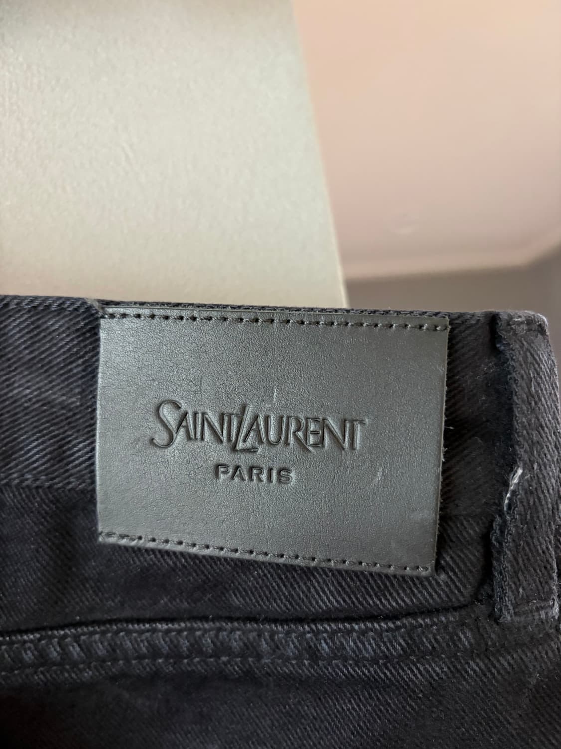 생로랑 블랙 데님 상품이미지3