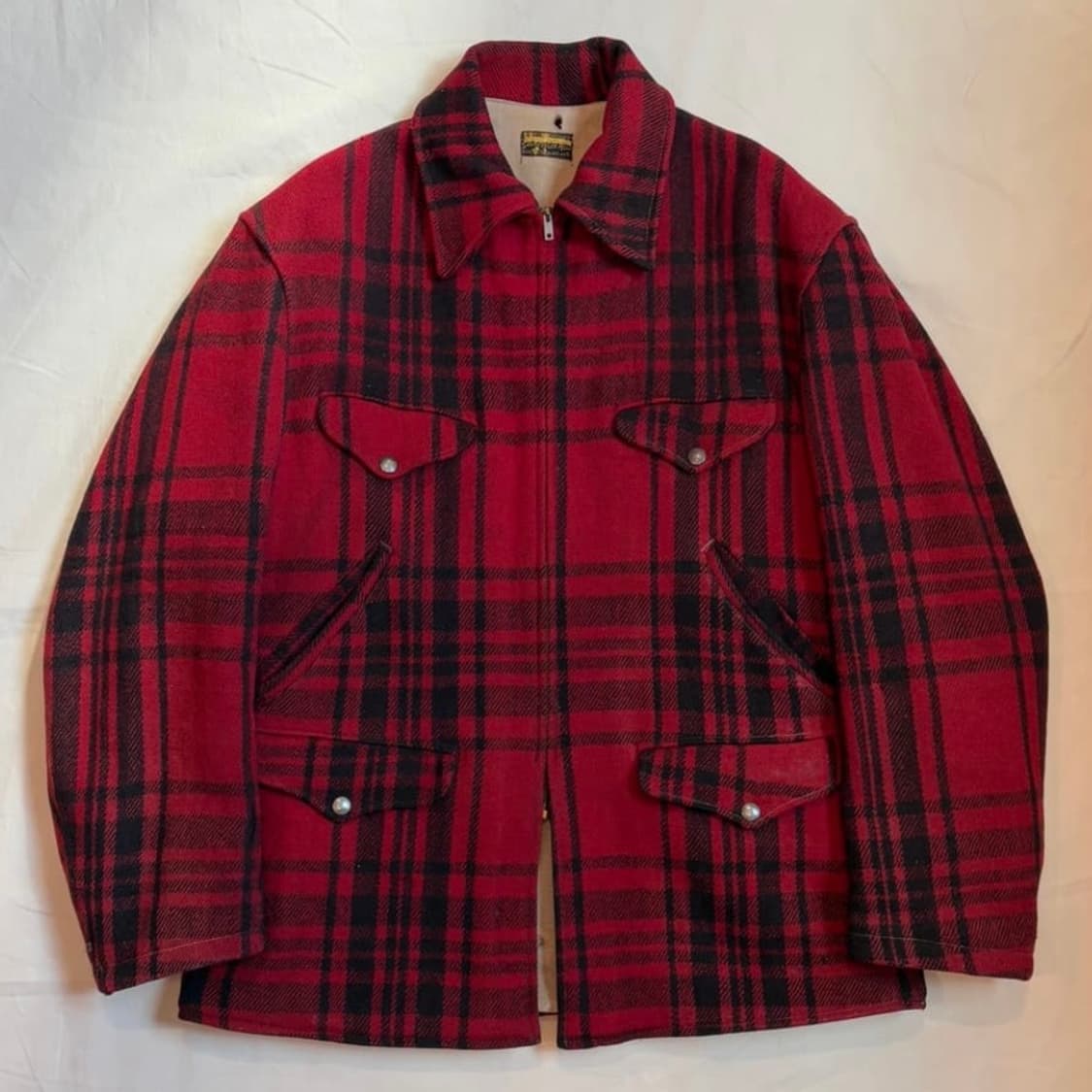 40s USA SOO WOOLLEN MILLS 매키노 헌팅 자켓 상품이미지1