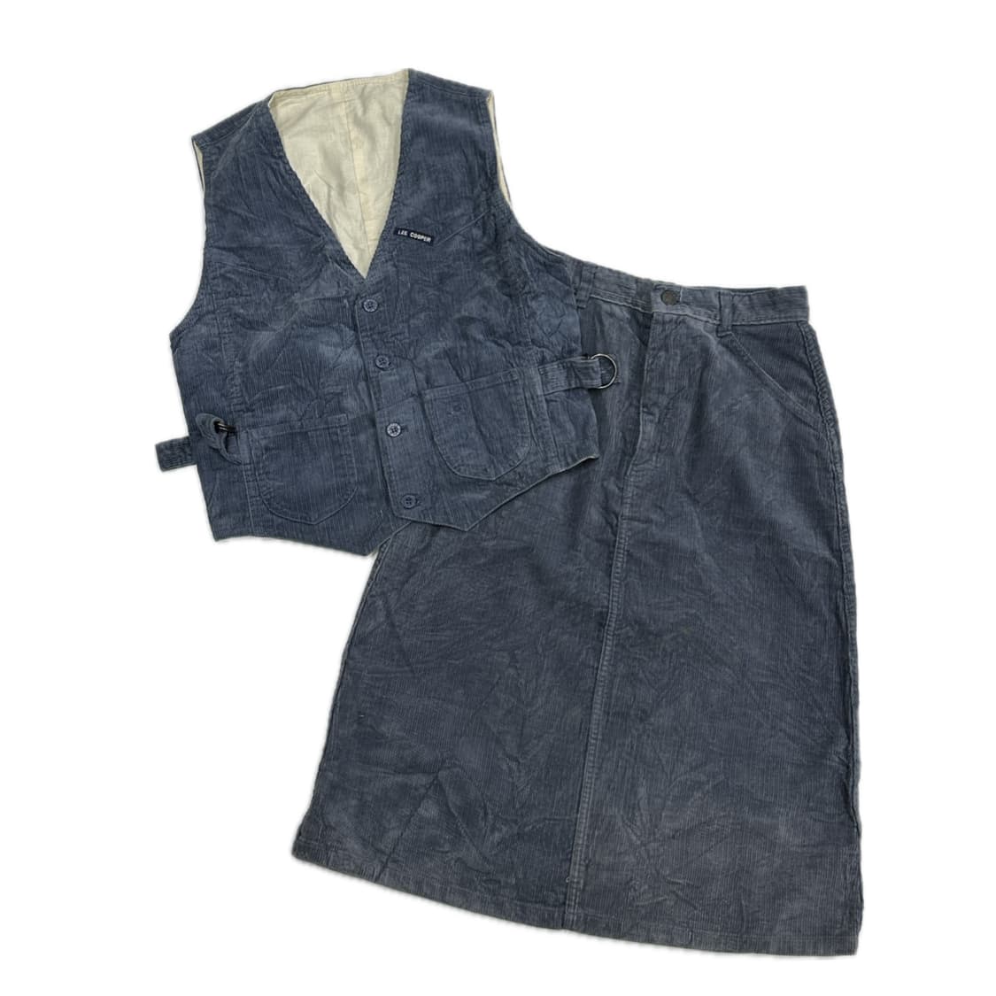 💼재팬 Lee 골덴 베스트 스커트 셋업 💼 교복 학생 아메카지  상품이미지2