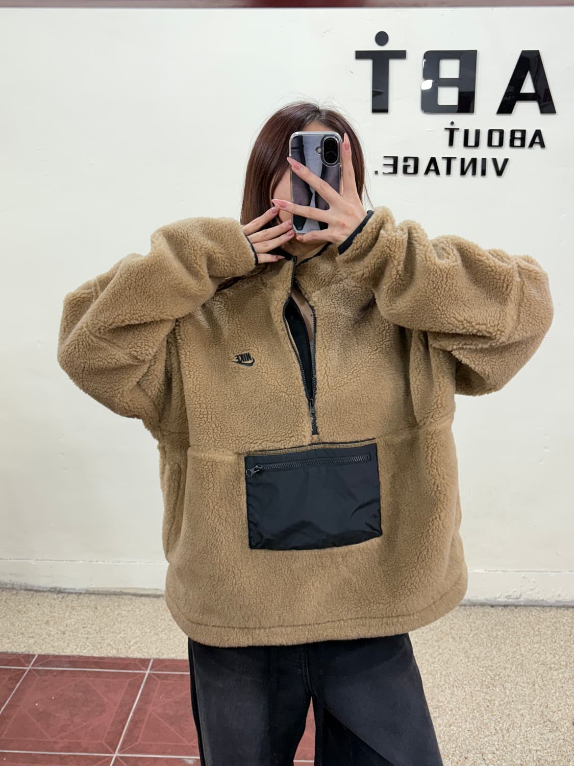 나이스 후리스 아노락 XL 상품이미지9