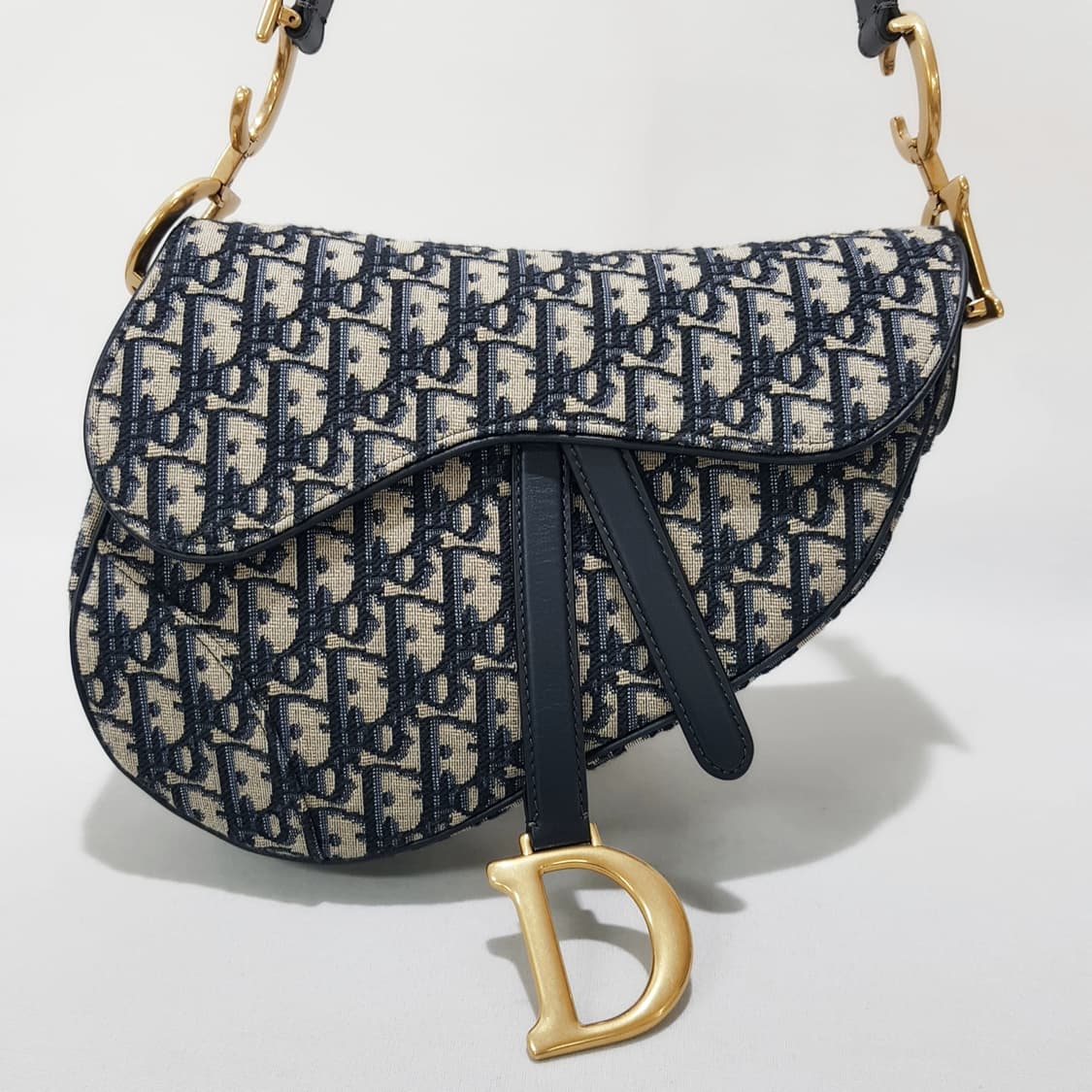 디올 오블리크 새들백 미디움+캔버스 스트랩 세트 상품이미지3