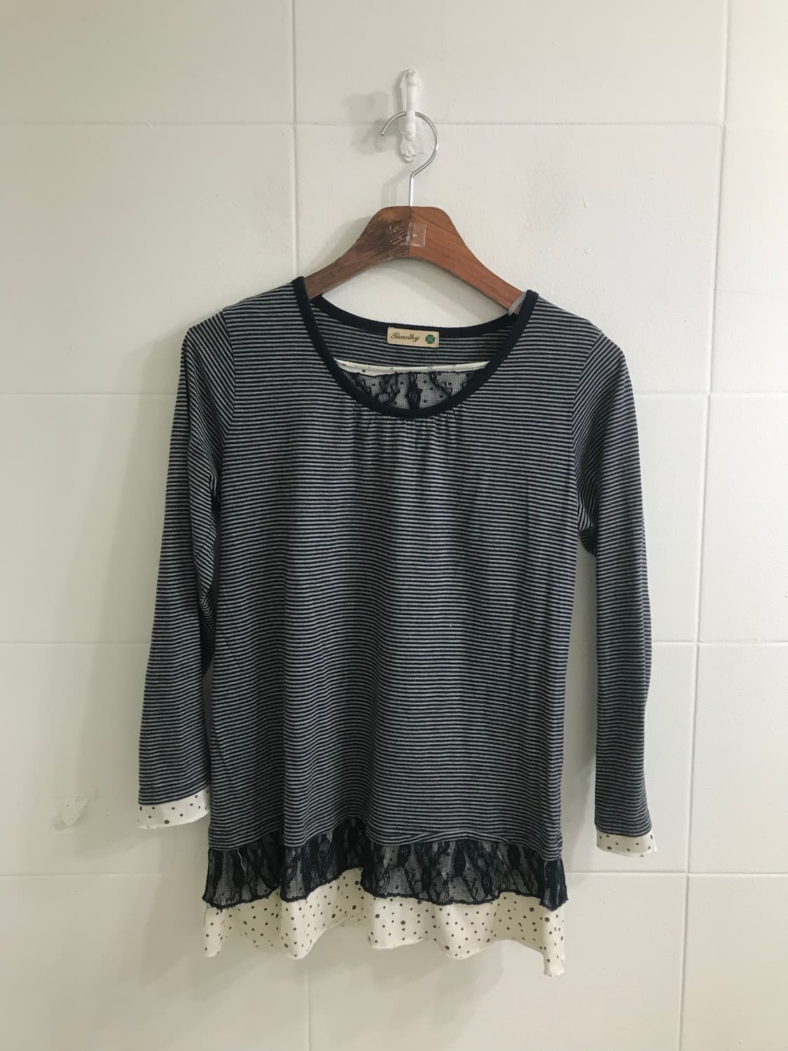 네이비 너드 니혼진 폭닥 투웨이 코디세트 상품이미지8