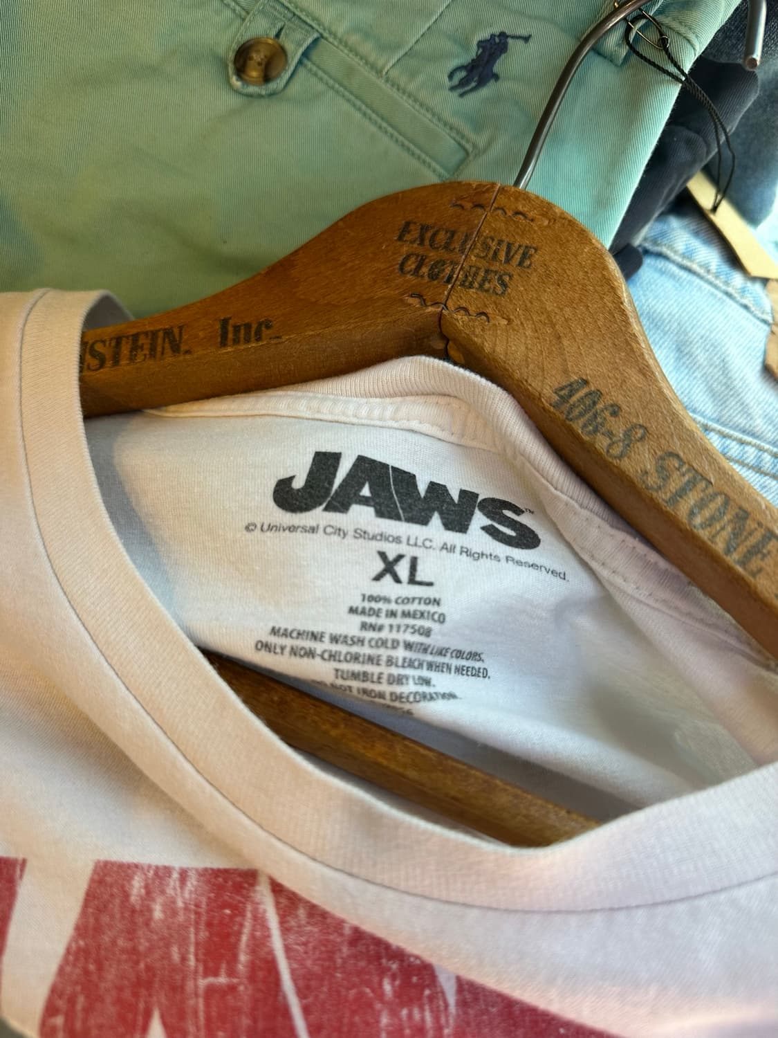 죠스 Jaws 영화 프린팅 티셔츠 상품이미지4