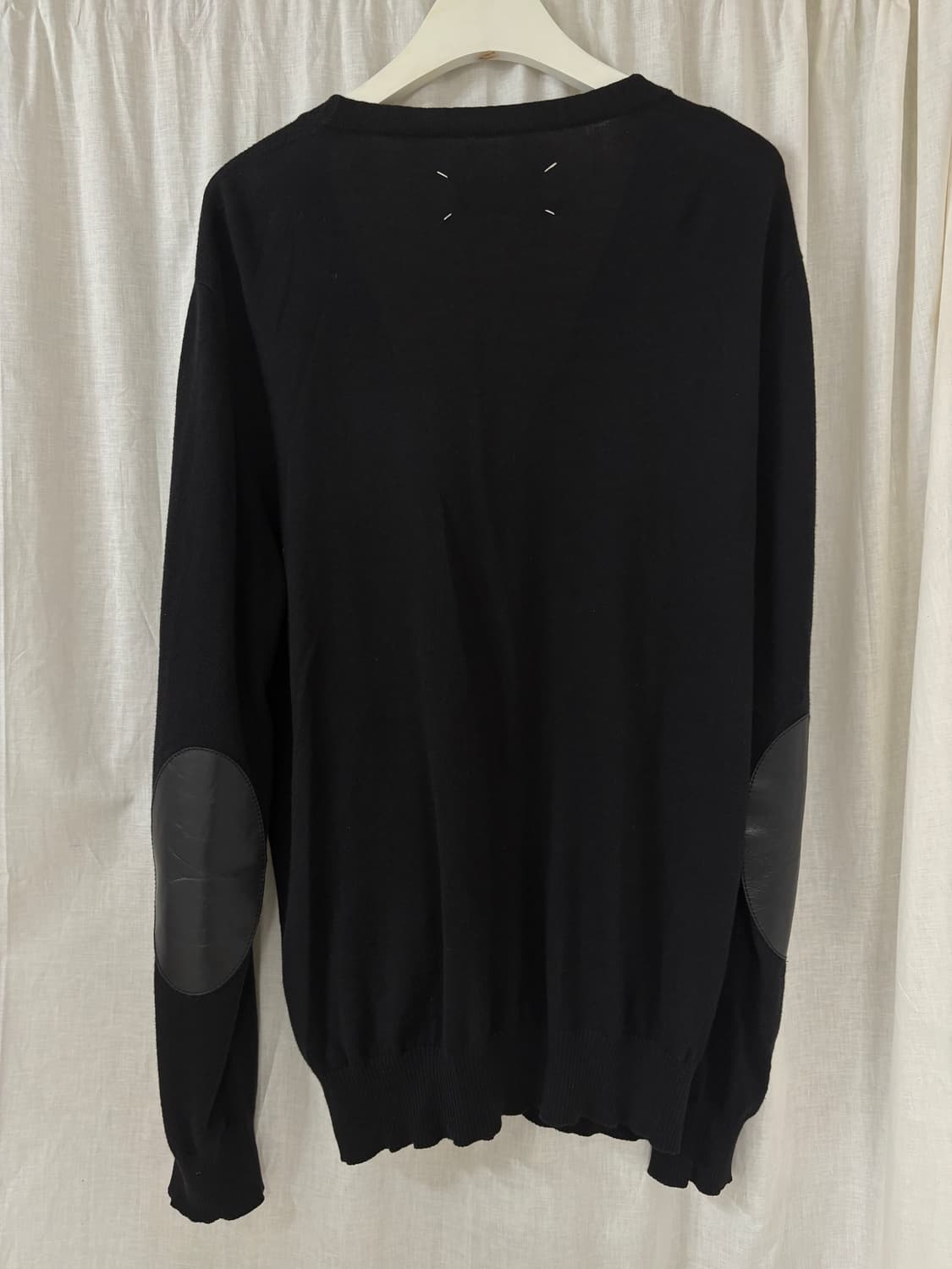 [XL] 메종 마르지엘라 엘보 레더 패치 가디건 상품이미지2