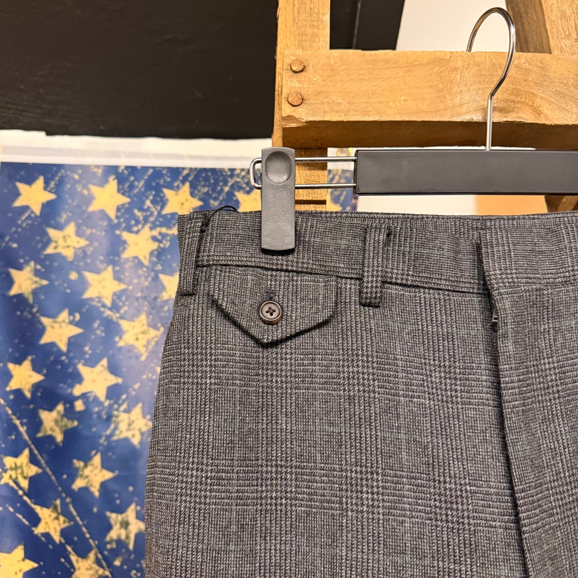 90s 폴로 랄프로렌 글랜 체크 울 트라우저 클래식 테일러 팬츠 N314 상품이미지4