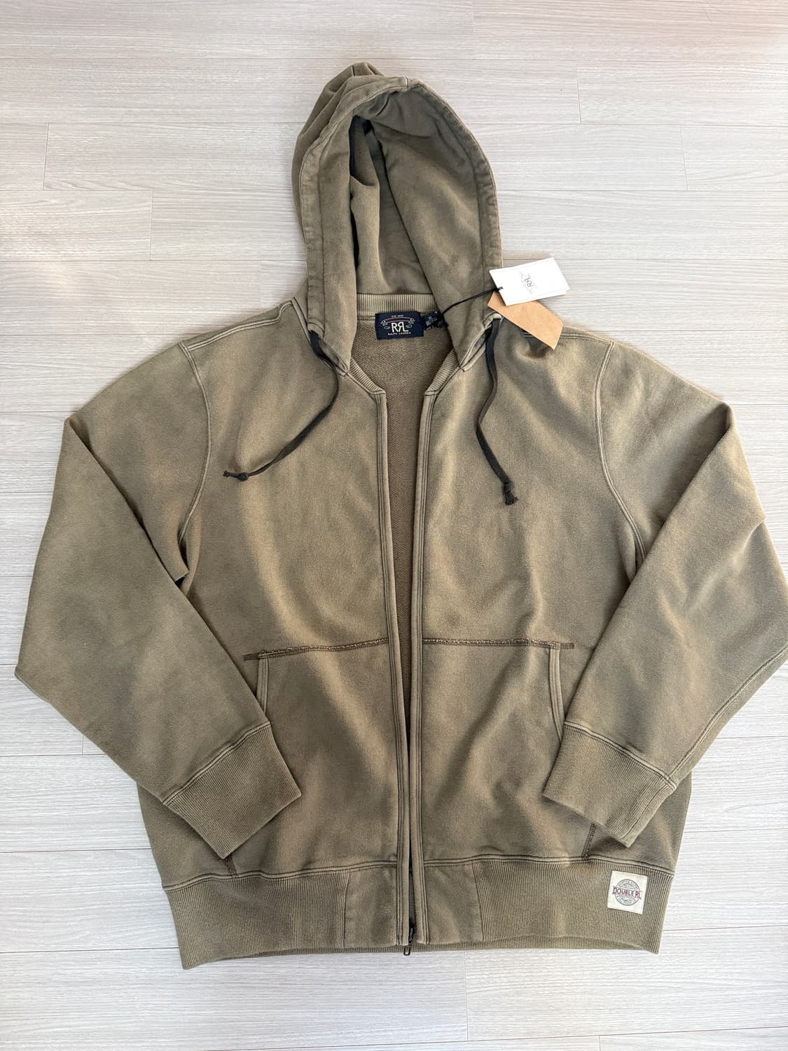 더블알엘 후드집업 카키 xl 상품이미지1