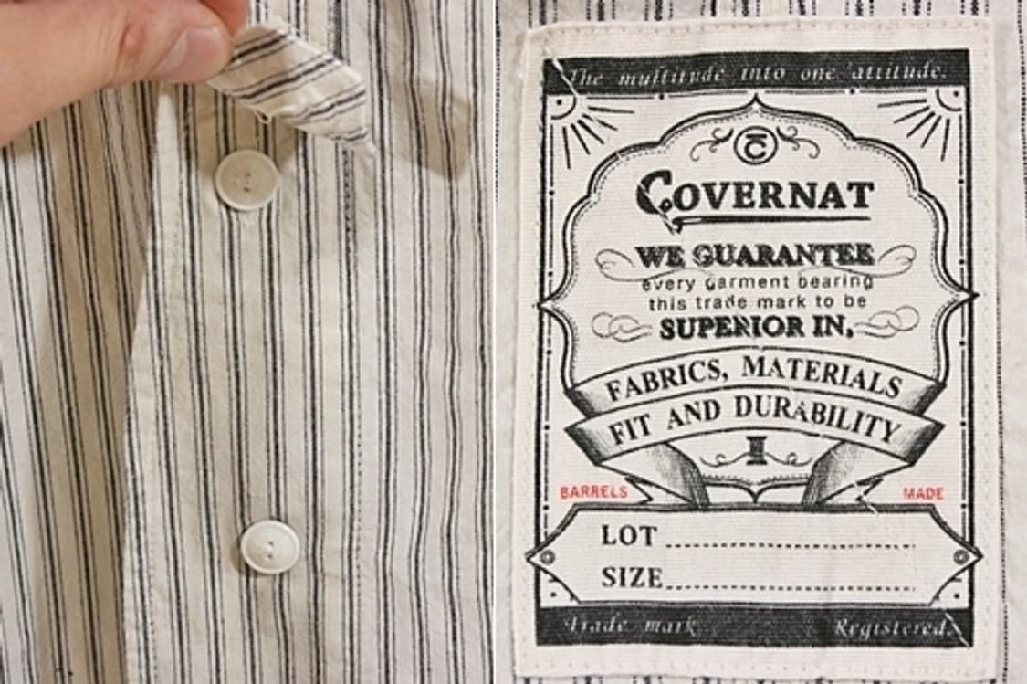 커버낫 라운드 플라켓 스트라이프 셔츠 상품이미지9