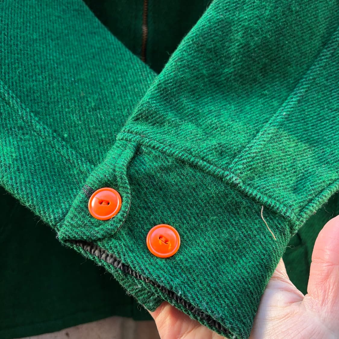 60~70s 울리치 Woolrich 컬러 블록 집업 헌팅 자켓 상품이미지4