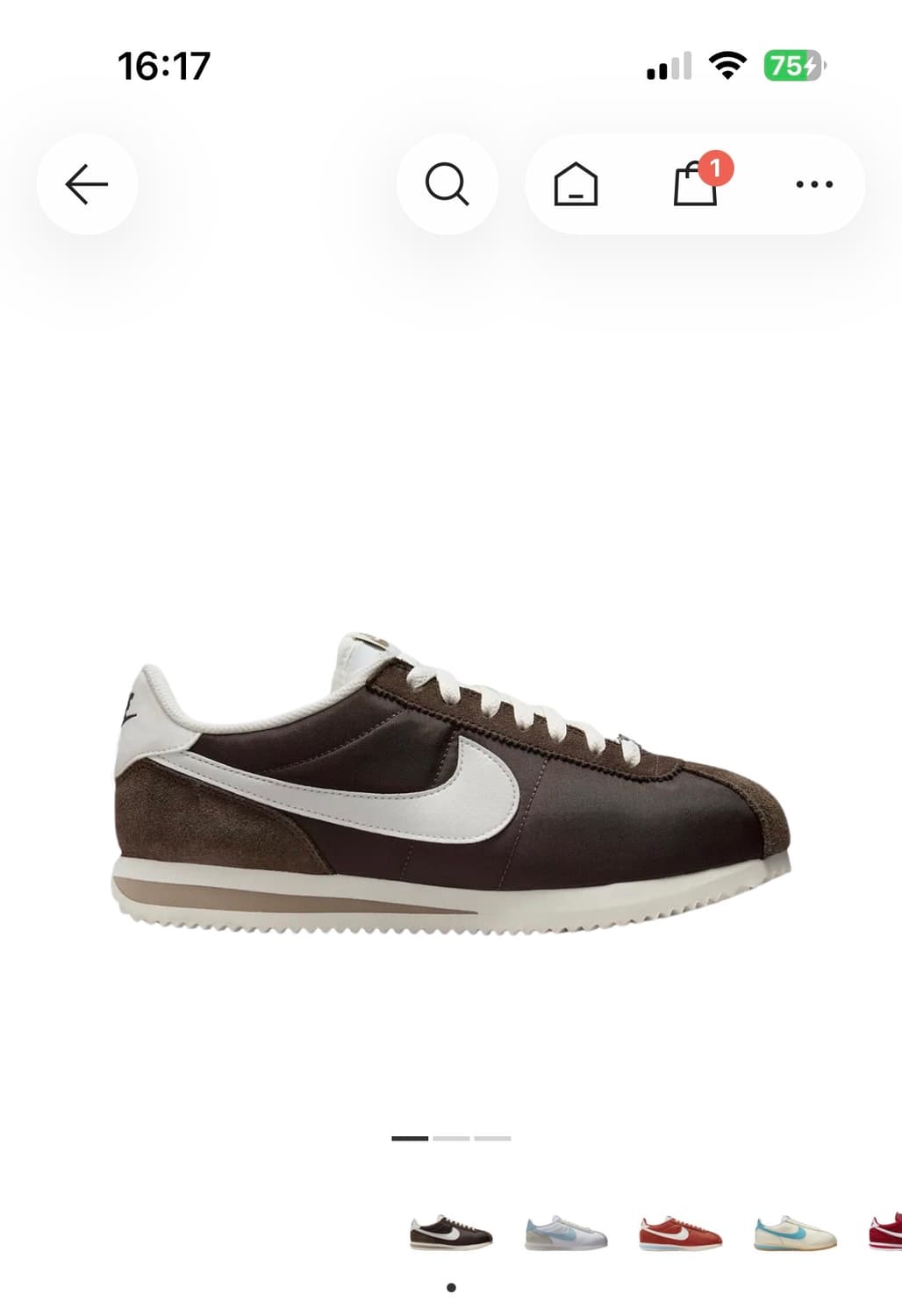 나이키 코르테즈 바로크 브라운 상품이미지2