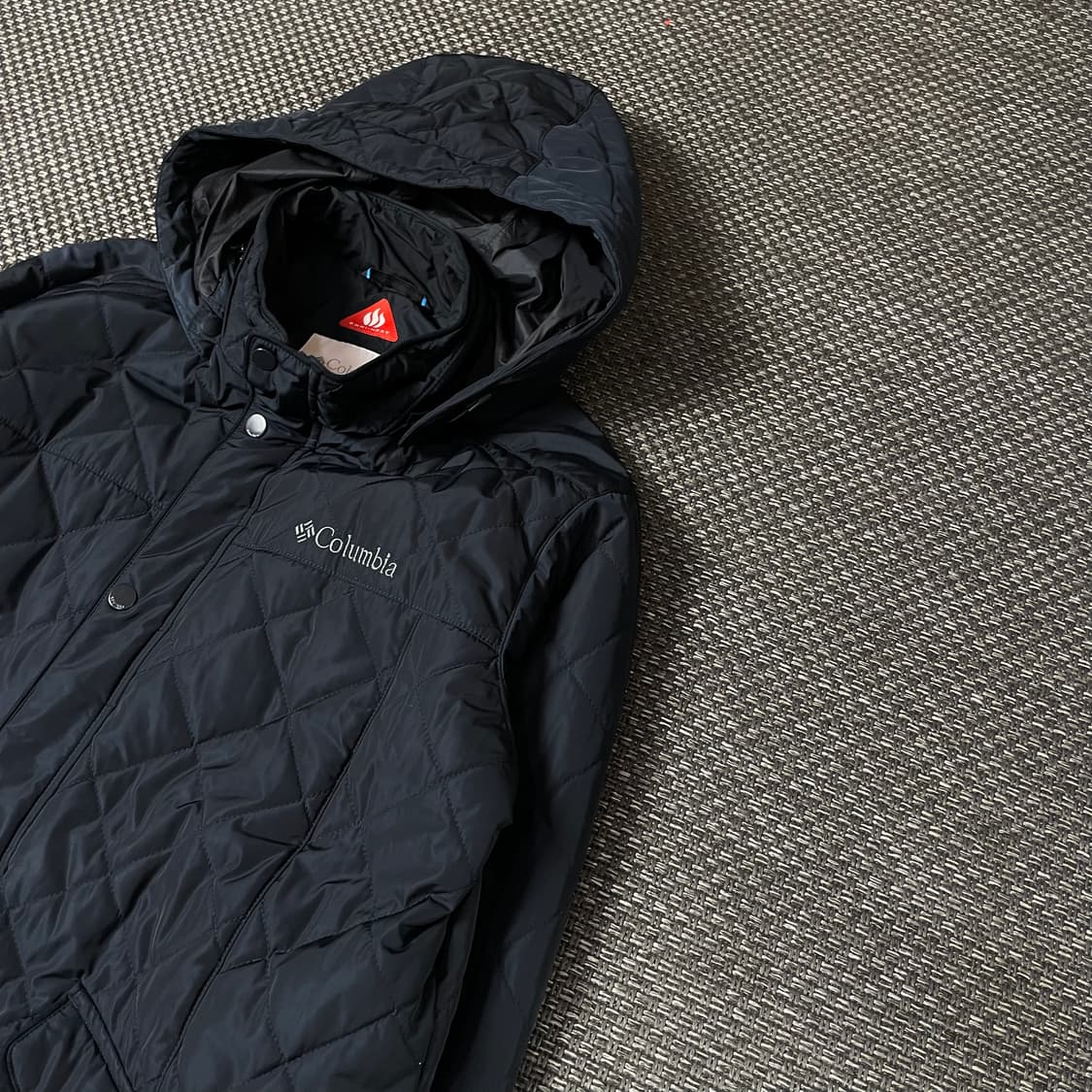 컬럼비아 딥네이비 투포켓 퀄팅 경량패딩 자켓 L 상품이미지5