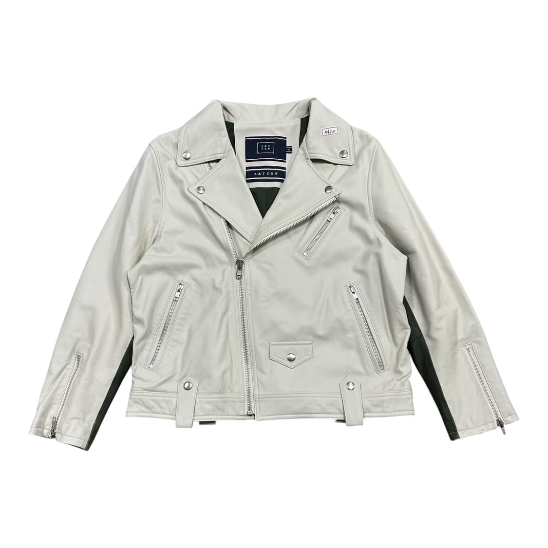 ✨ (바배) 로맨틱크라운 LAMB SKIN 라이더 가죽 자켓  상품이미지1