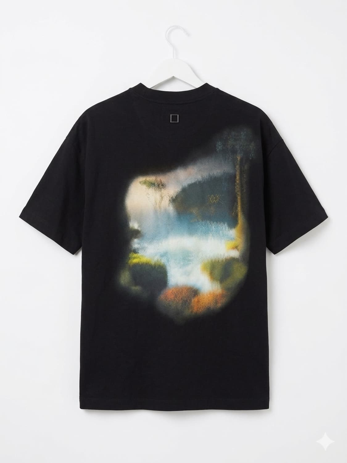 [46size/24년식] 우영미 블러 프린팅 백로고 반팔 상품이미지1