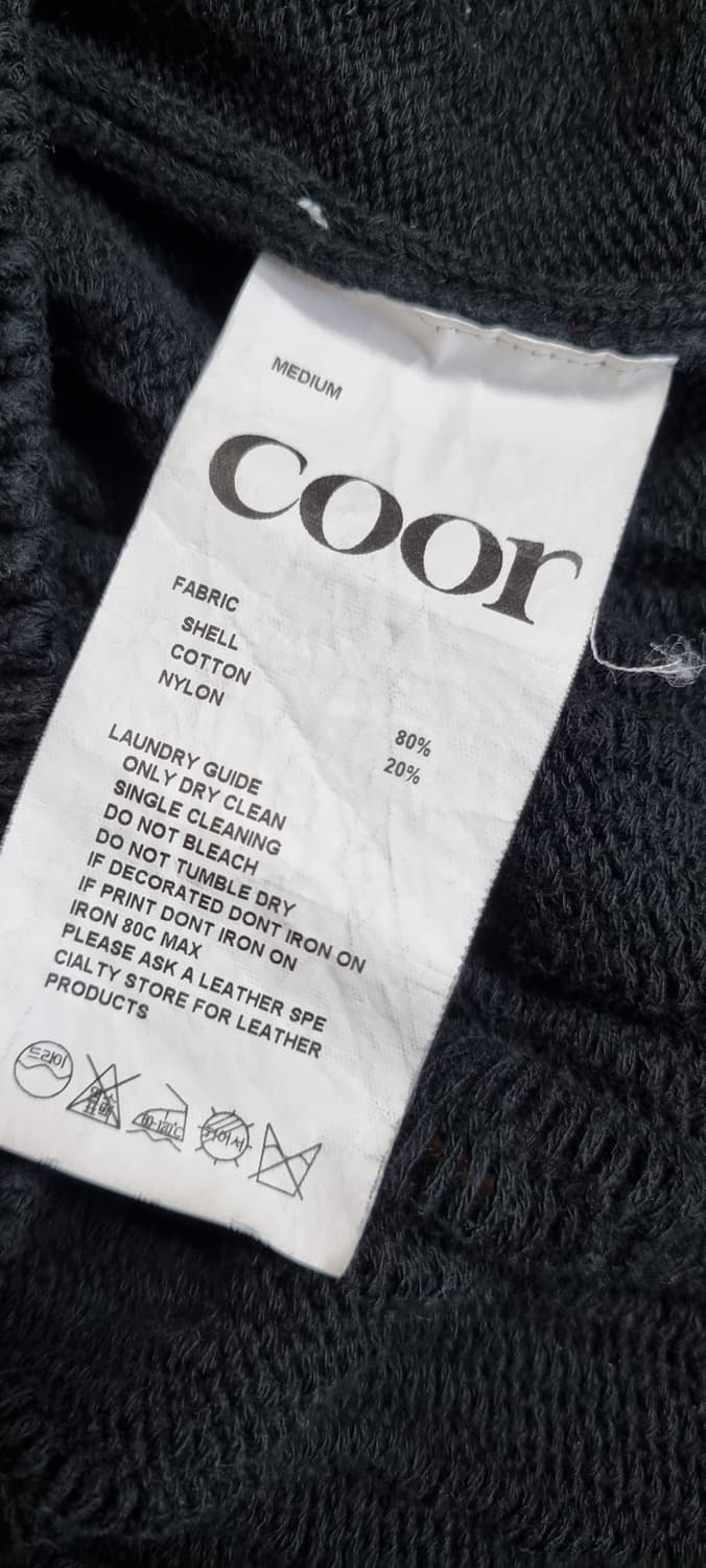 쿠어 데미지 씬 크루넥 니트 M _ 남성 상품이미지10