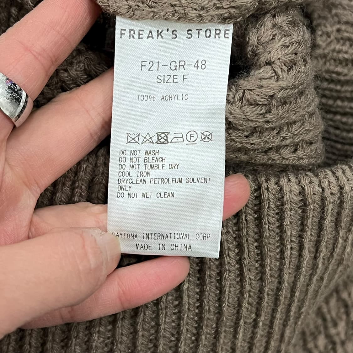 프릭스스토어 하이넥 와플니트 s08564 상품이미지7