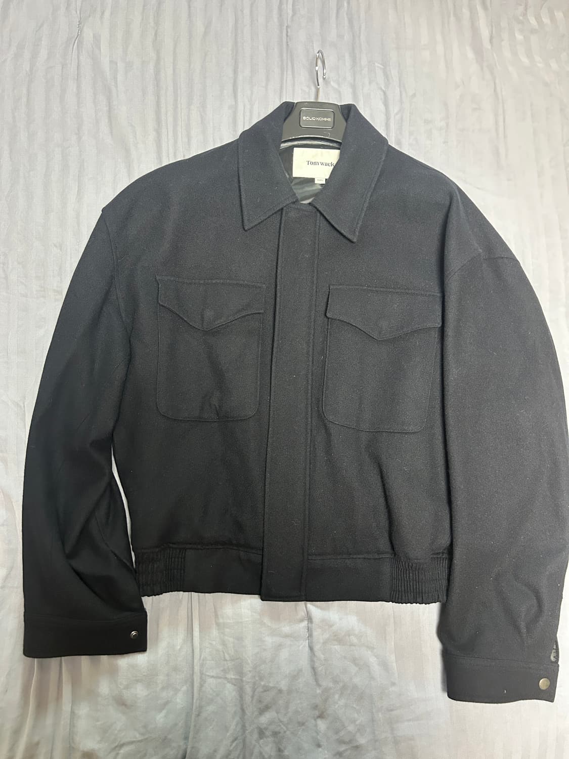 토니웩 메리노울 블루종 (다크네이비/XL) 상품이미지1