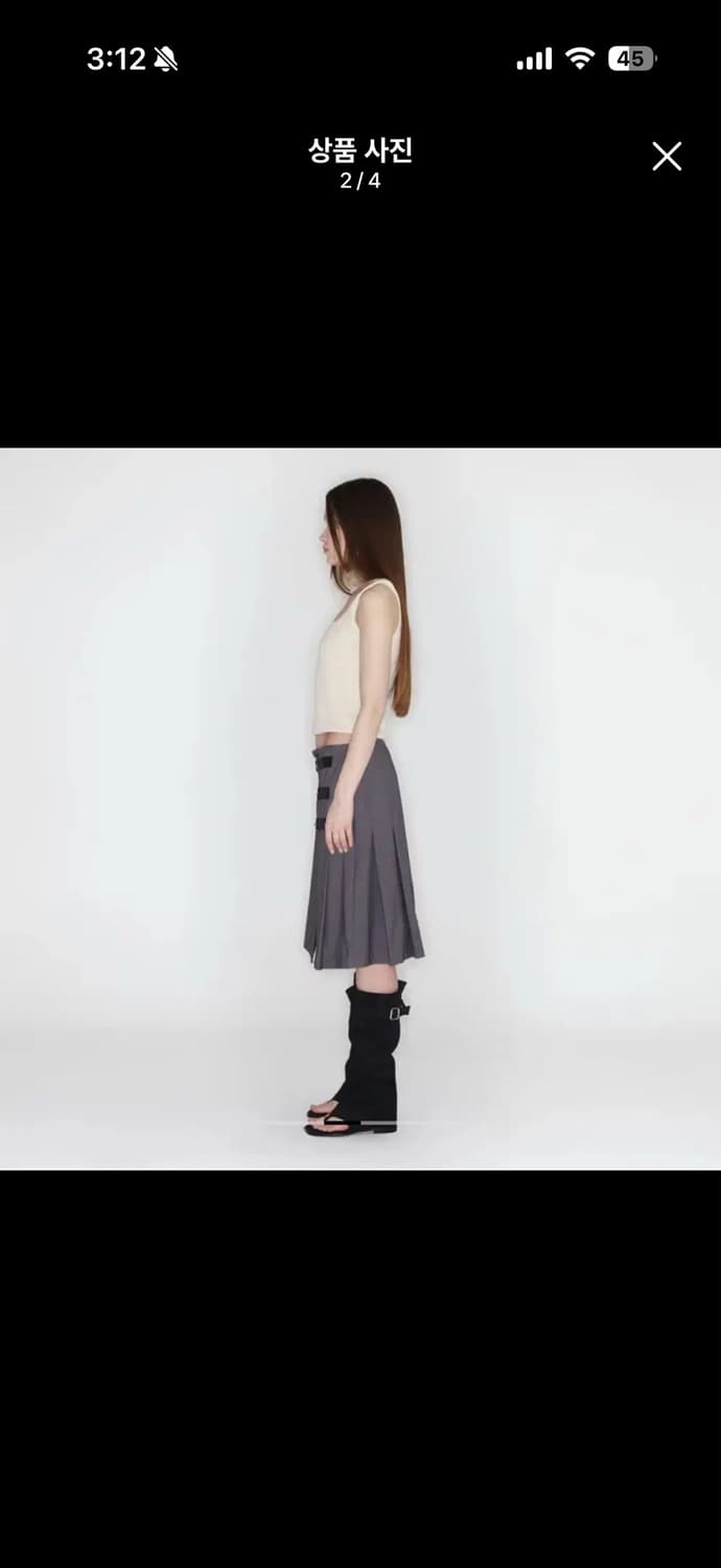 [240]기호 2WAY SLOUCHY 플립플랍 부츠 상품이미지5