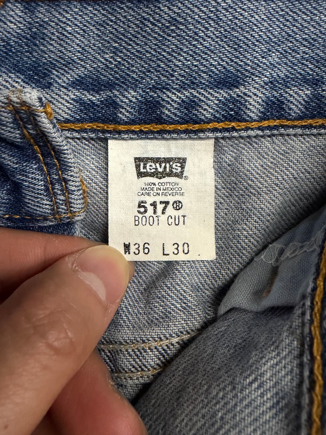 35-30“ 리바이스 517 Mexico 00s 상품이미지4