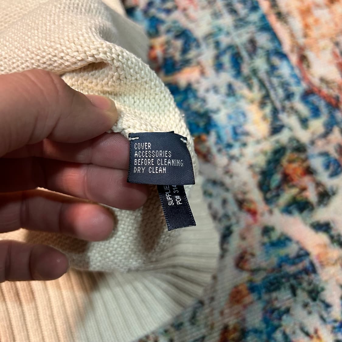 [L] 폴로 랄프로렌 사이드 라인 하프집업 니트 상품이미지7