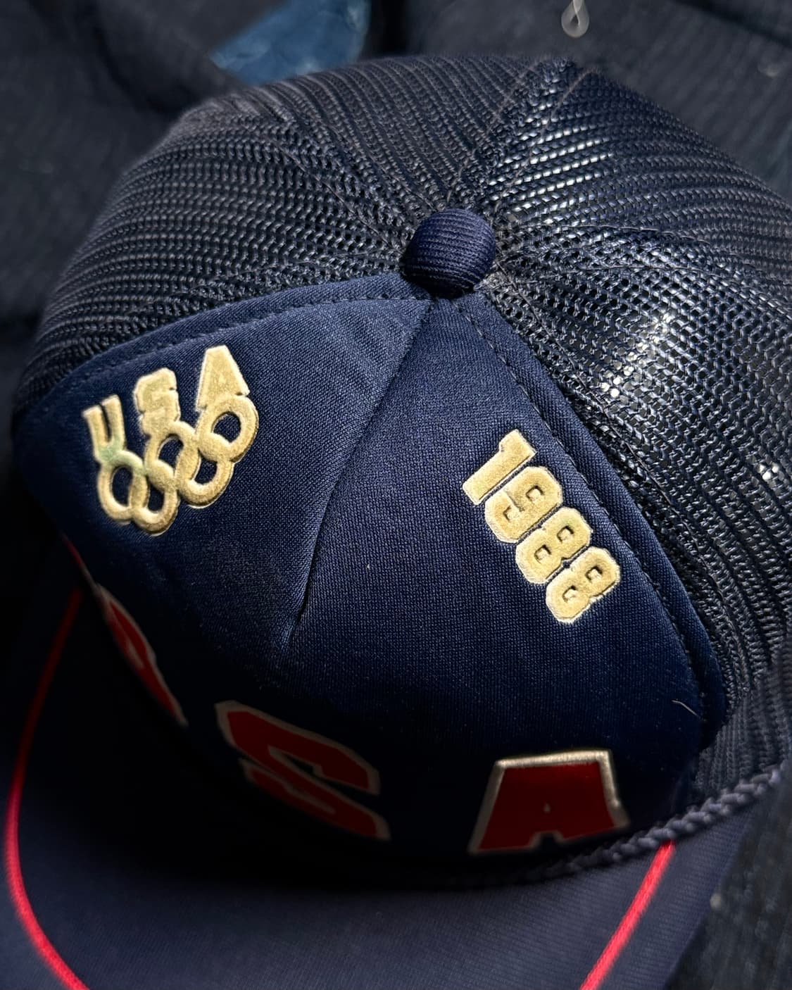 80‘s Clutch 88 서울올림픽 팀 USA 트러커캡 OS 상품이미지3