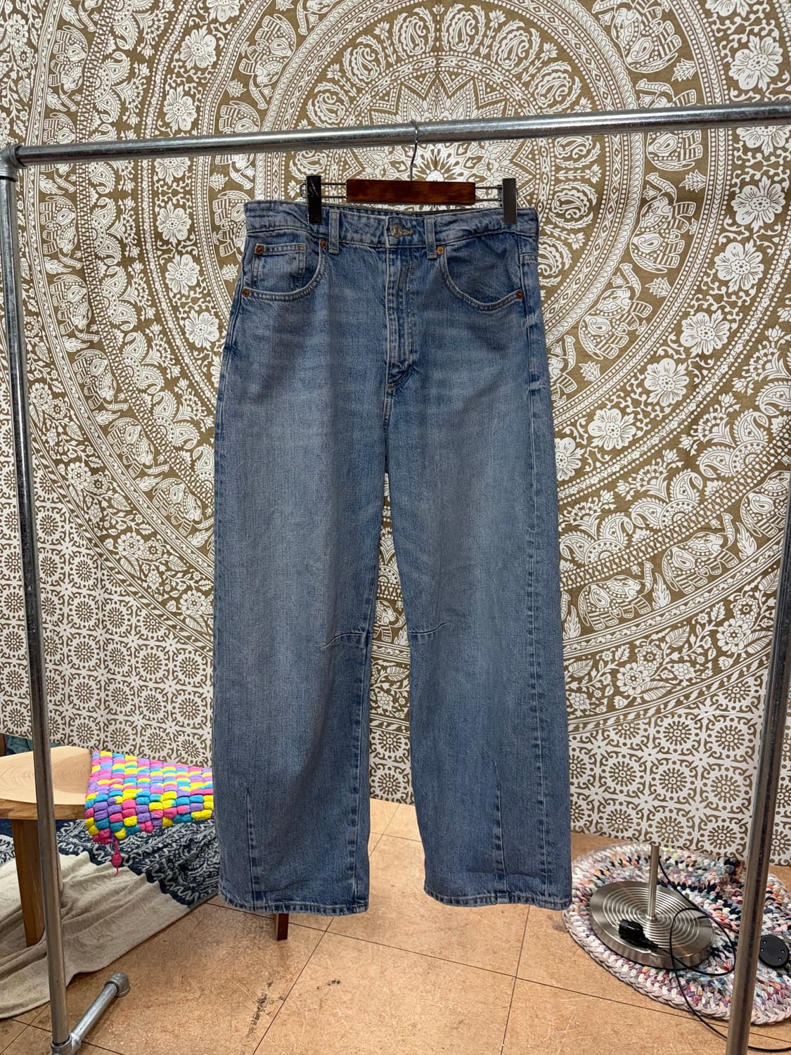 자라 연청 데님팬츠 상품이미지3