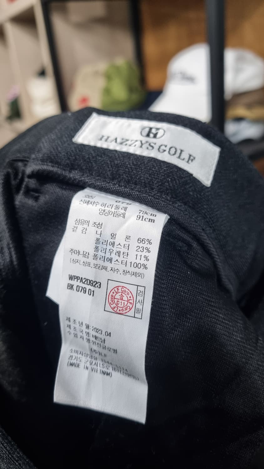 HAZZYS GOLF) 헤지스골프 겨울 기모바지 31size 2번입음 상품이미지4