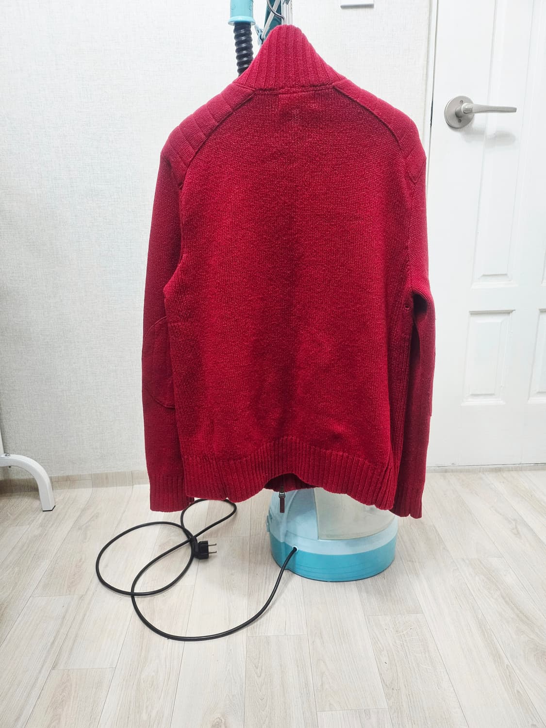 (95~100)M☆우주매물☆랄프로렌폴로 빅포니2중지퍼[버건디레드]니트집업 상품이미지7