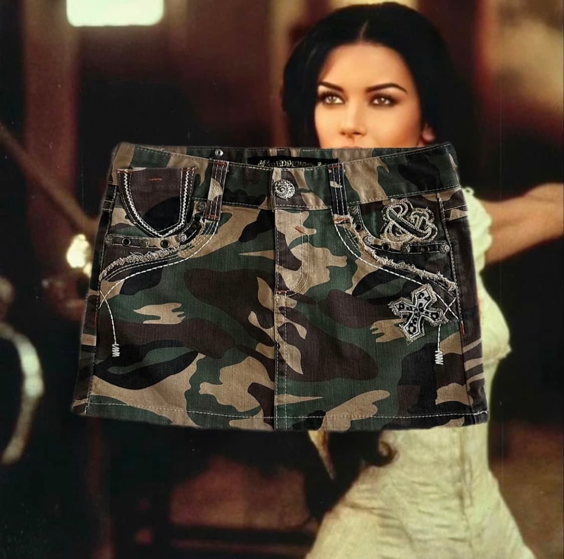 레드페퍼 카모 대장 미니스커트 상품이미지2