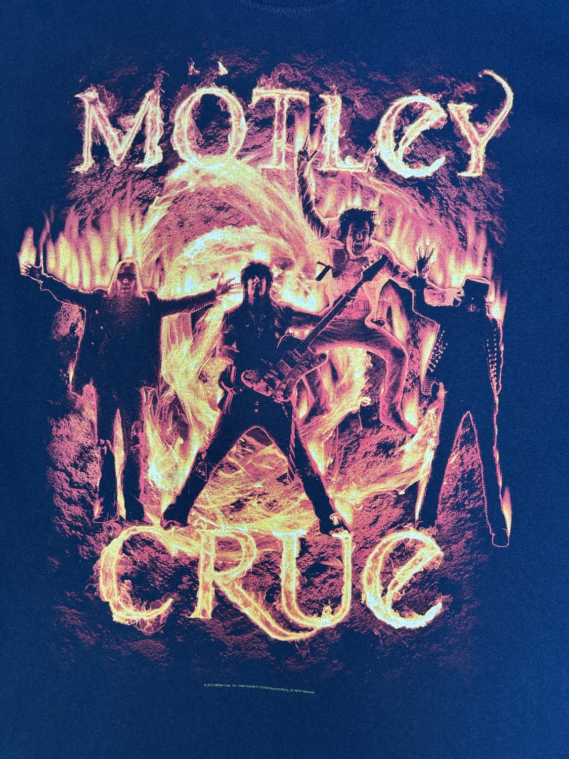빈티지 머틀리크루 MOTLEY CRUE 라스베가스 투어 티셔츠 XL 상품이미지2