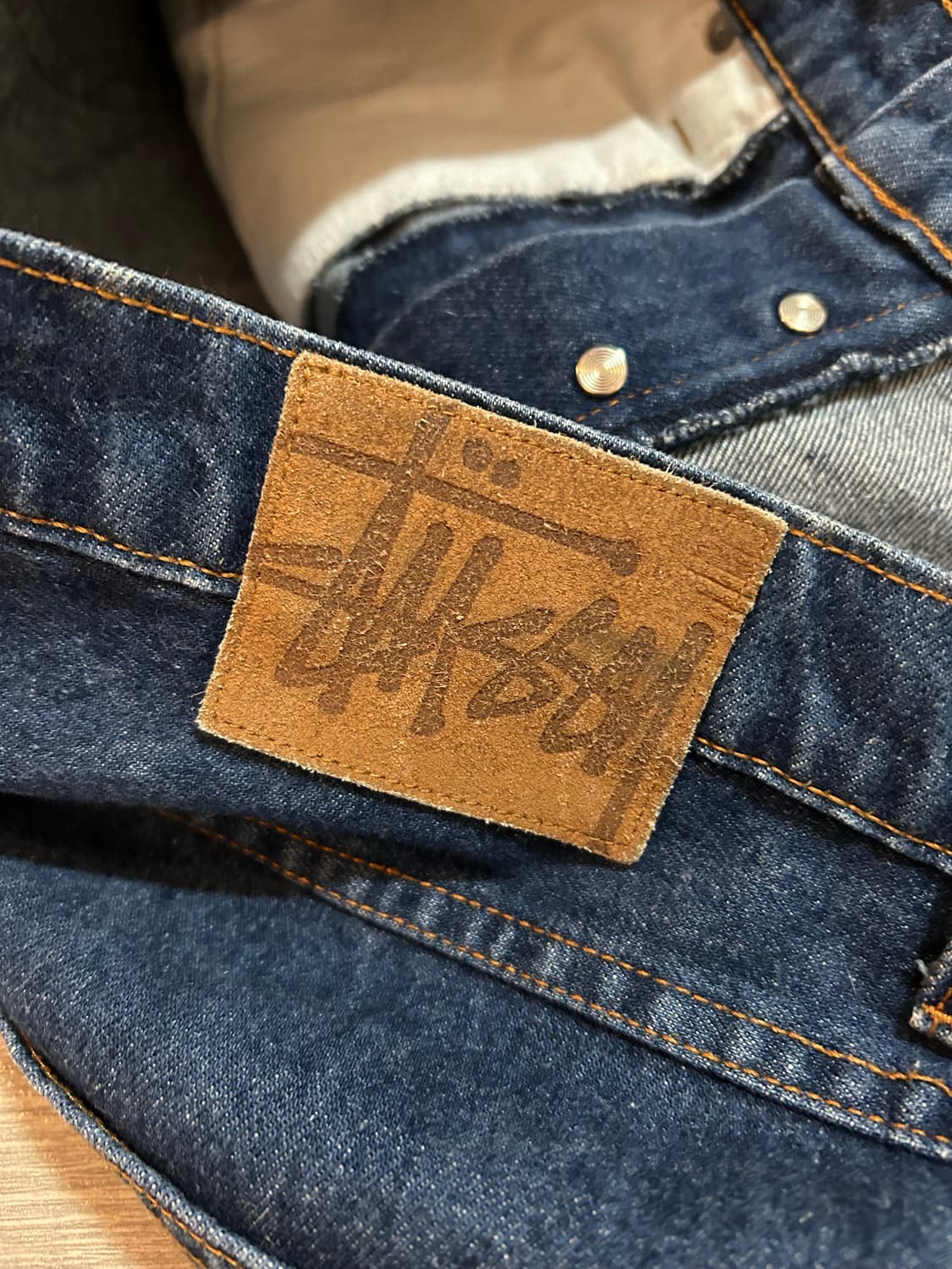 90s 스투시 데님 34 판매 made in usa 상품이미지5