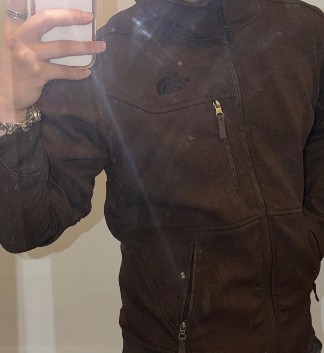 노스페이스 대장급 초코브라운 후드자켓 상품이미지3