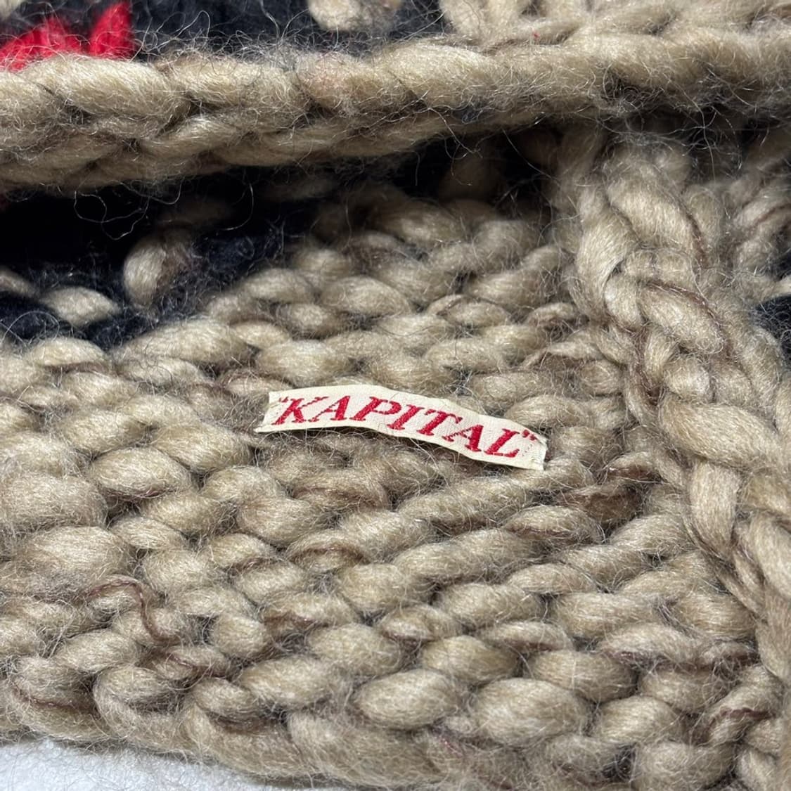 캐피탈 kapital 오버사이즈 퍼 바라클라바 상품이미지7