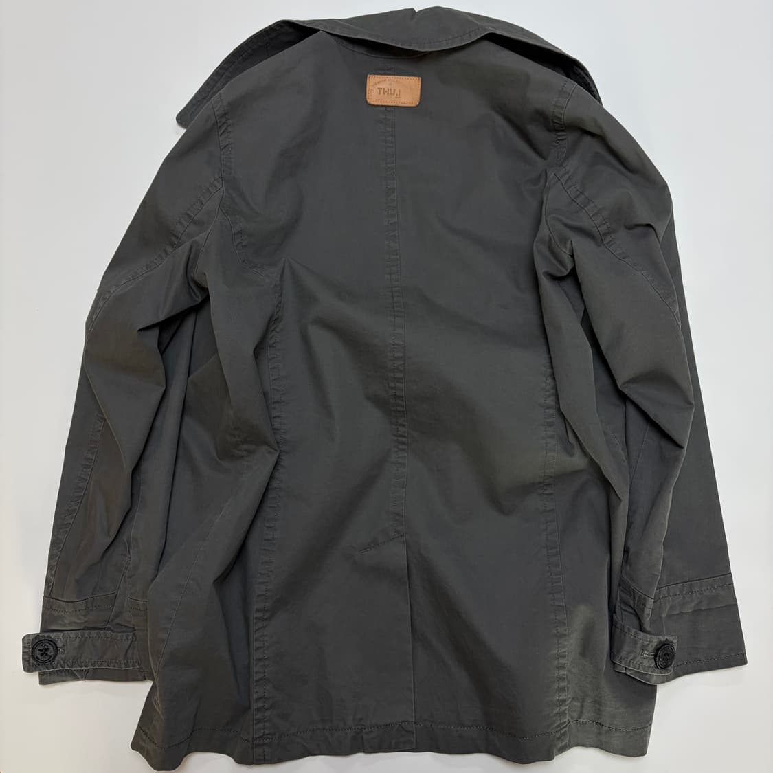 썰스데이 아일랜드 더블 트렌치 자켓 상품이미지2