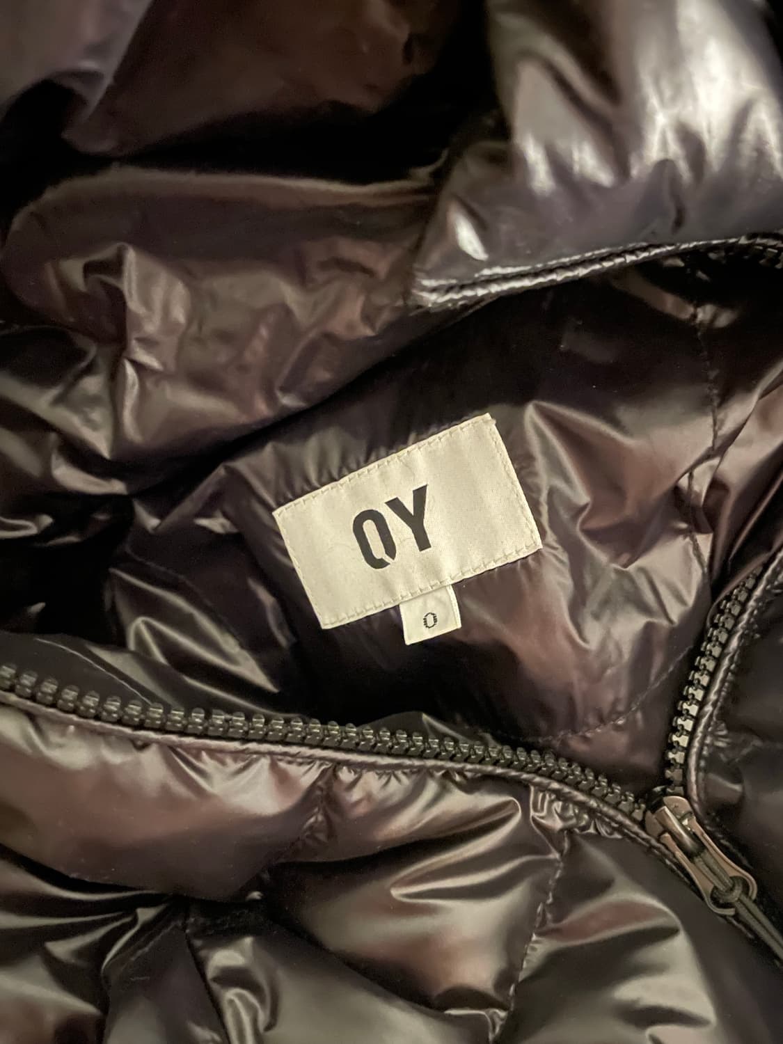 Oy 유광 경량패딩 0사이즈 상품이미지2