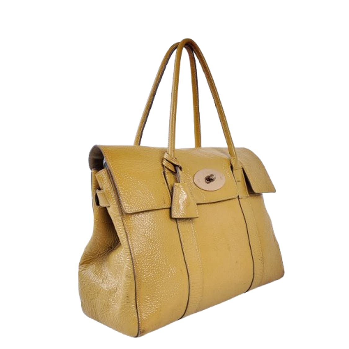 정품 멀버리 베이스워터 클래식 페이던트가죽 머스터드 상품이미지2