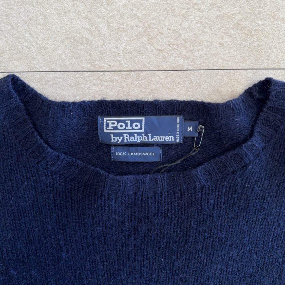 90s 폴로 램스울 니트 상품이미지2