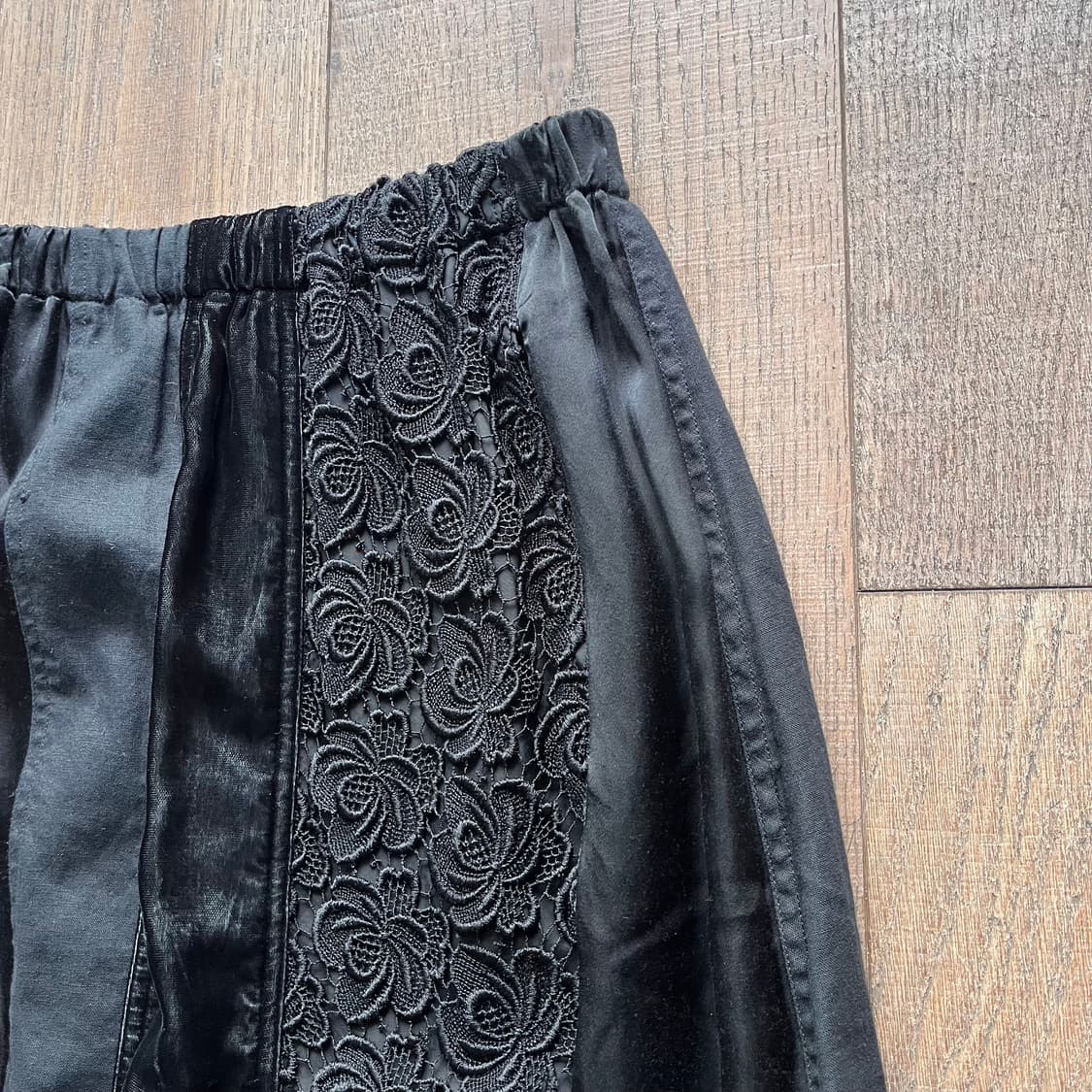 Patchwork Flare Skirt 상품이미지2