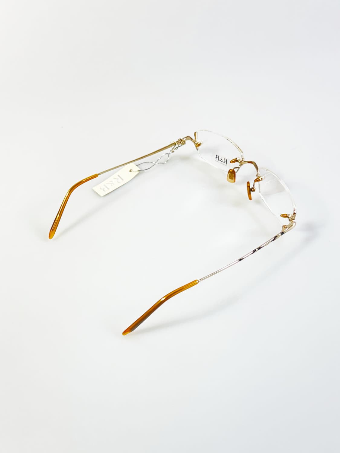 R&B EYEWEAR 골드 무테 스퀘어 메탈 빈티지 안경 상품이미지5