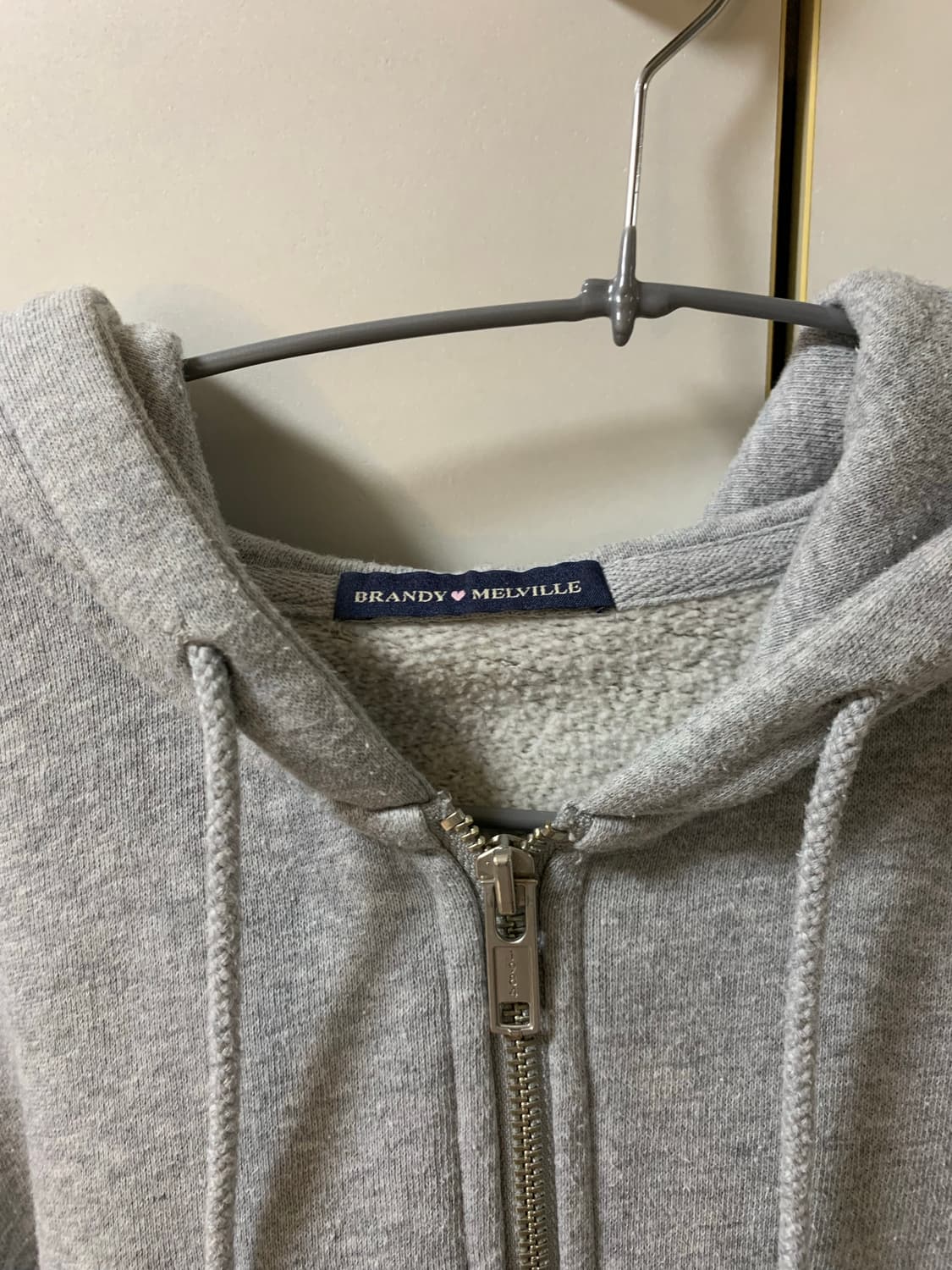 브랜디멜빌 그레이 후드집업 상품이미지2
