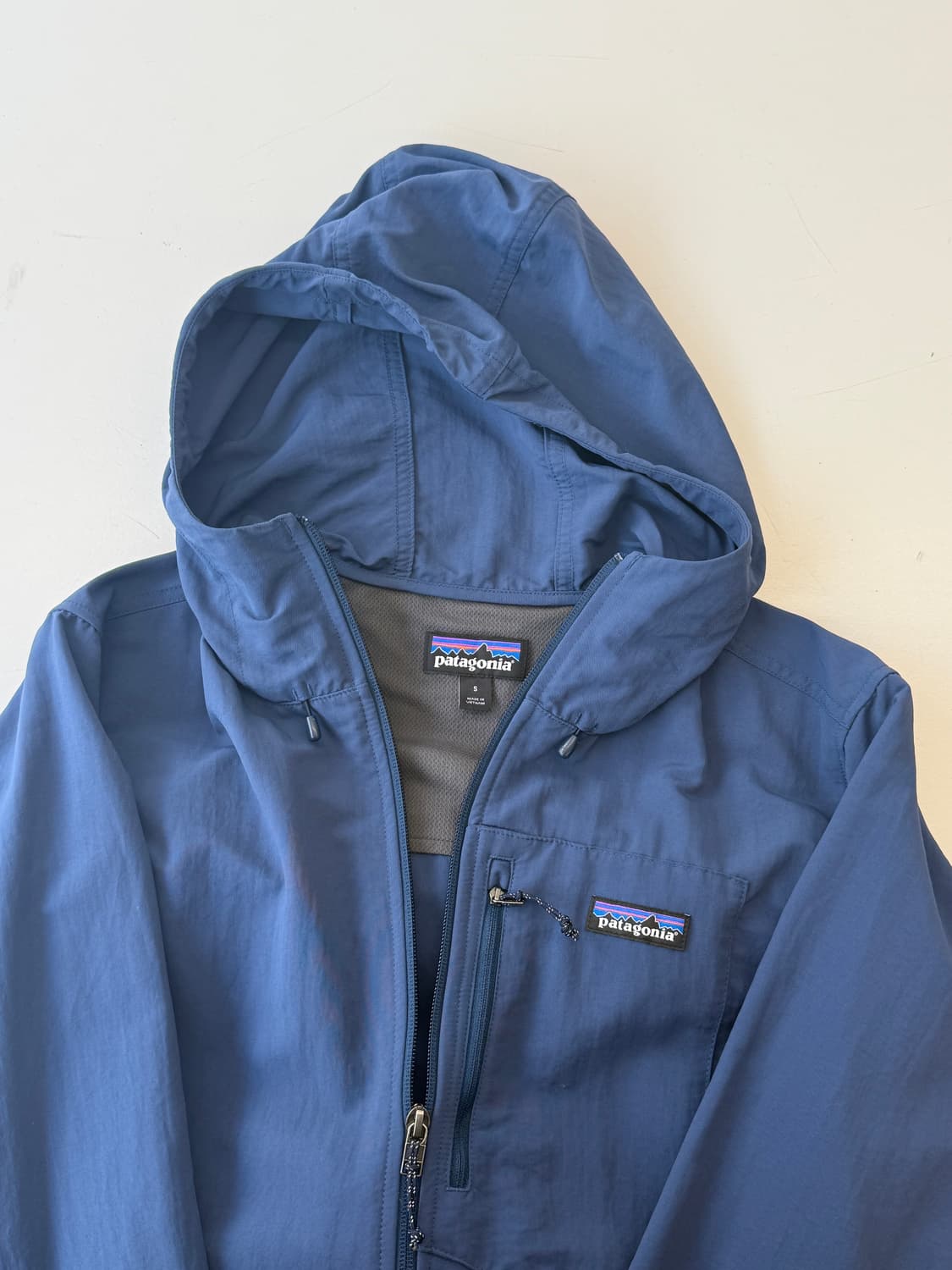 Patagonia 네이비 후디 윈드 자켓 상품이미지4