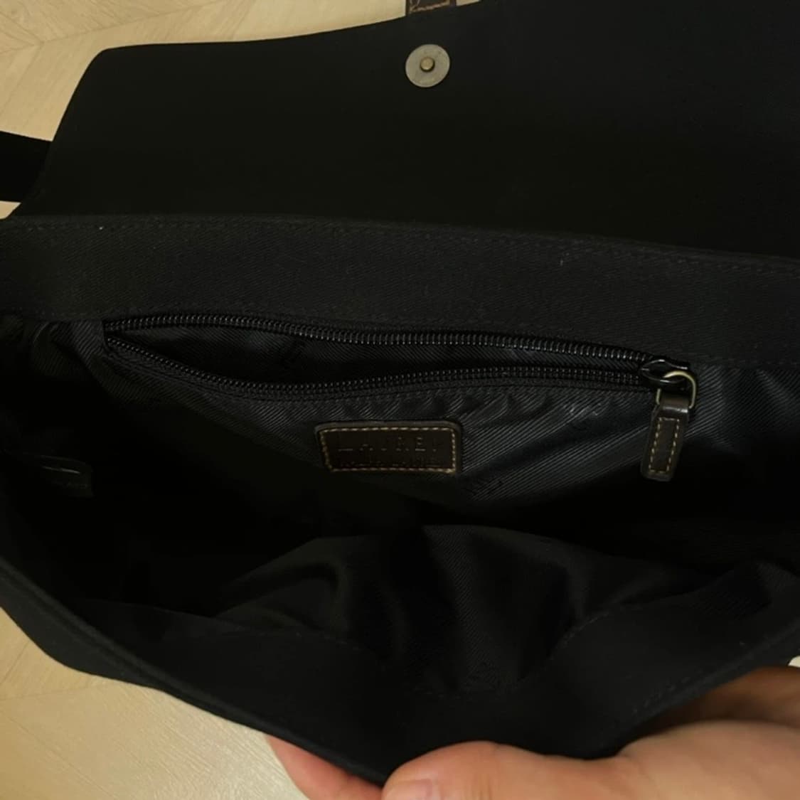 랄프로렌 캔버스 레더 백 상품이미지5