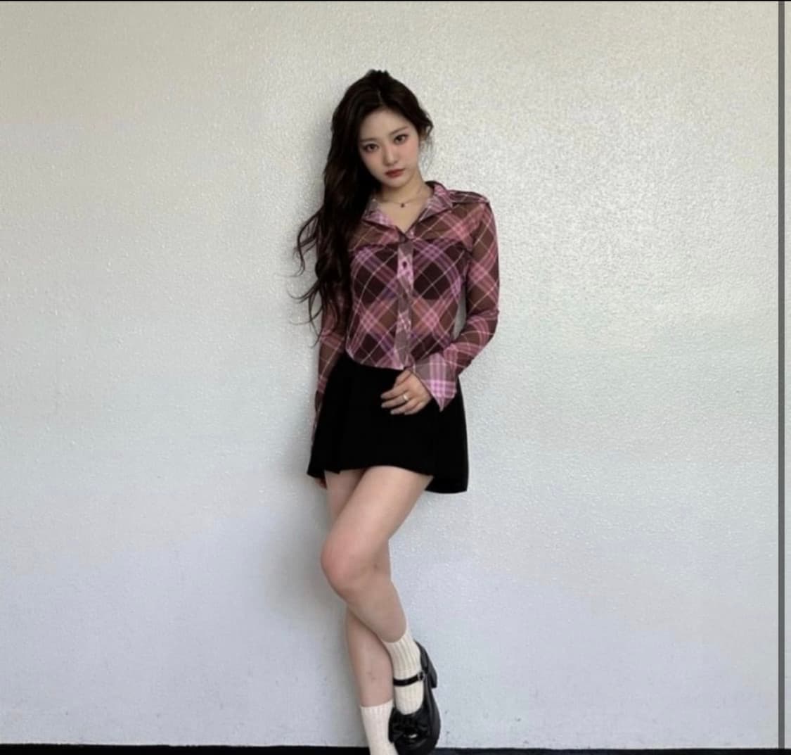 [현재 단종] 와이낫어스whynotus 매쉬 체크 셔츠 상품이미지3