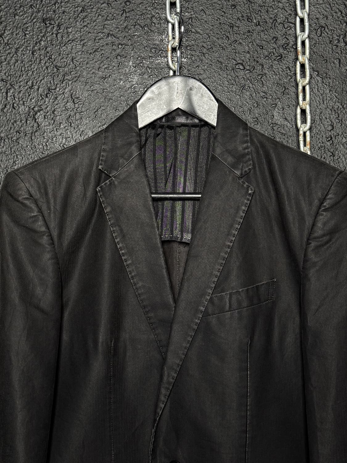 Wax Coating 2-Button Blazer 상품이미지7