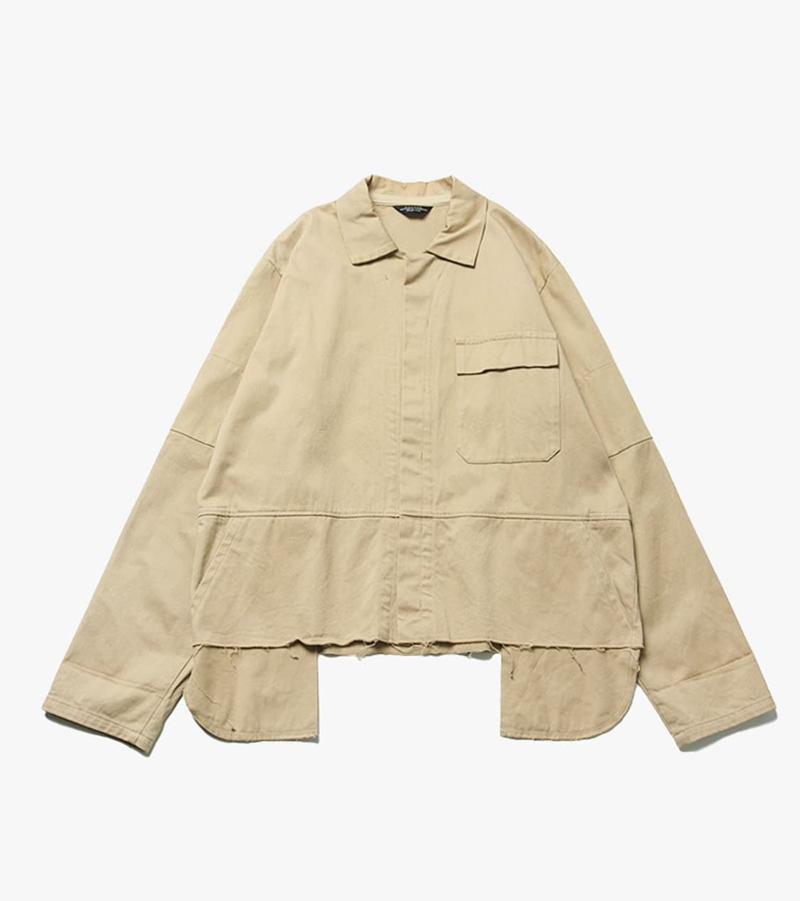 UNUSED - CUT OFF COTTON JACKET 상품이미지1