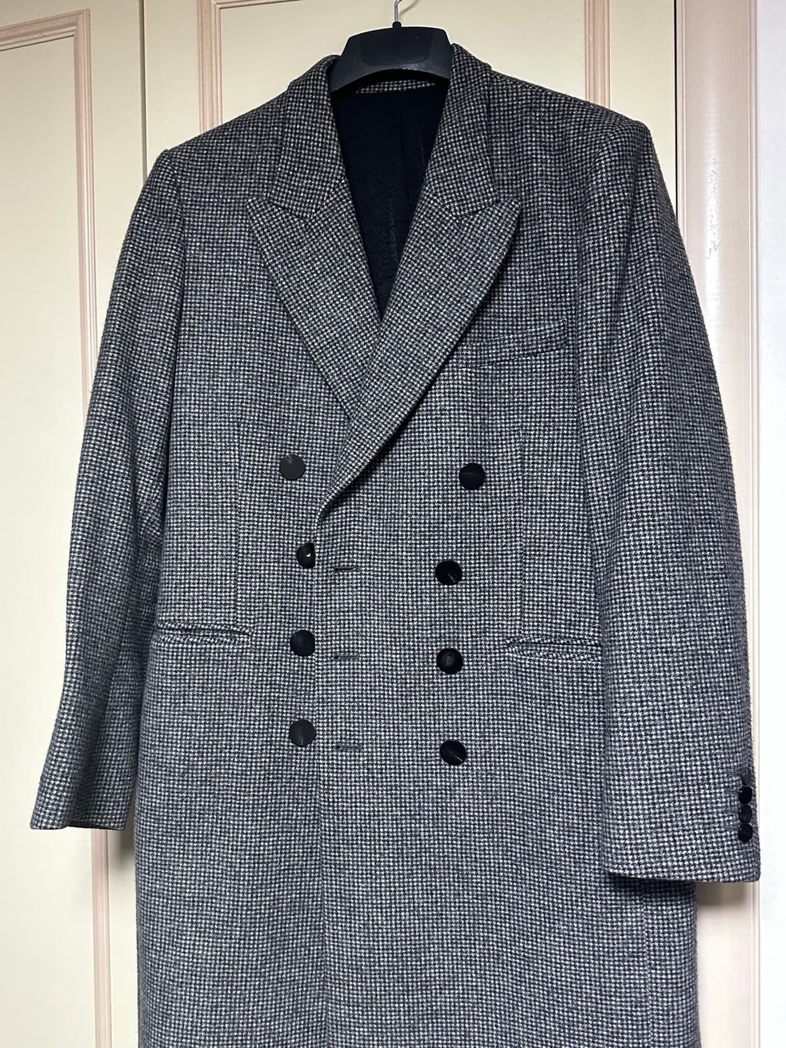 솔리드옴므 더블코트 그레이 100-105 상품이미지2