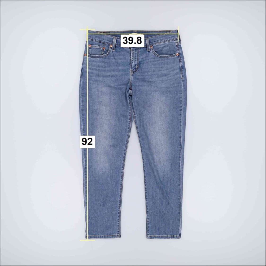[28] 리바이스 보이프렌드 중 연청 데님 팬츠 청바지 4014 상품이미지10