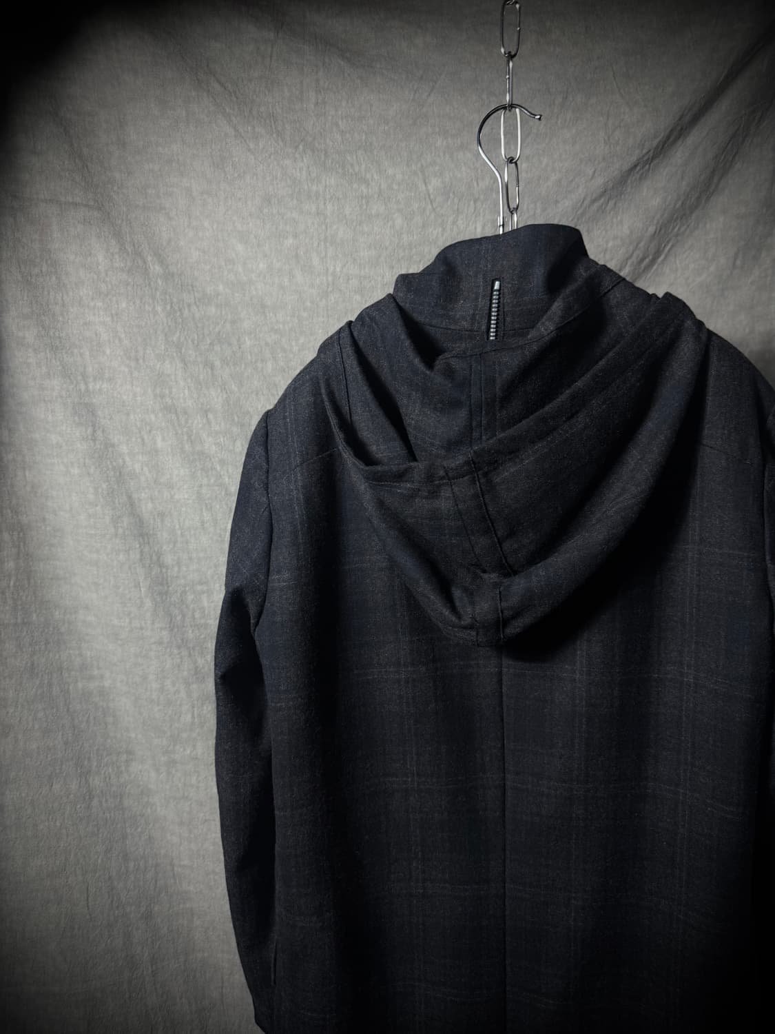 Lumen et Umbra Hooded Check Coat  상품이미지9