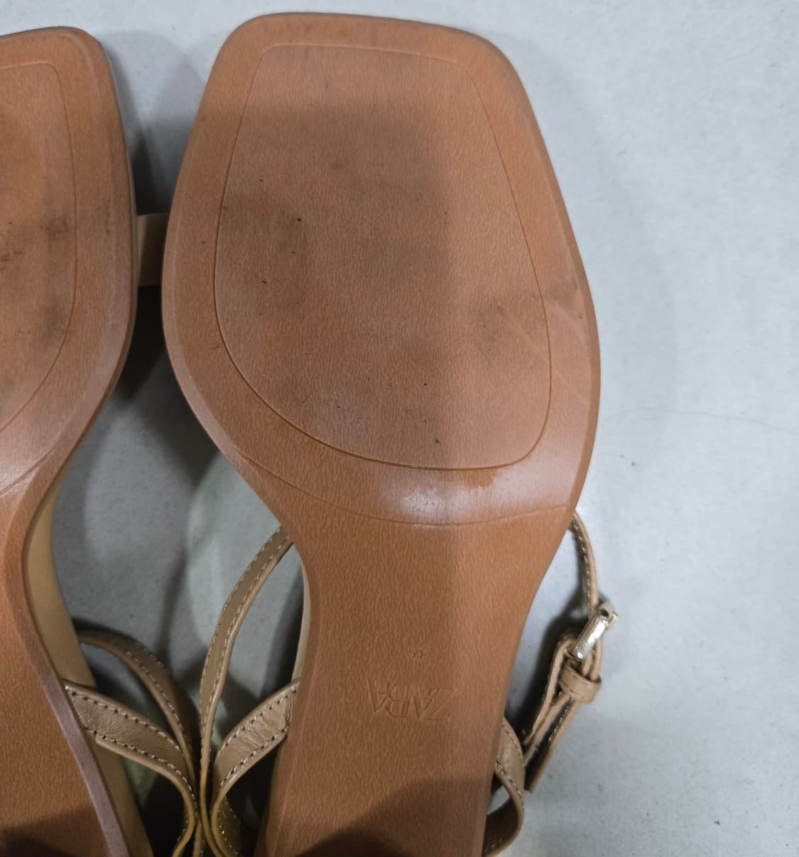 거의새것/ 자라 스트랩 샌들 230mm 상품이미지8