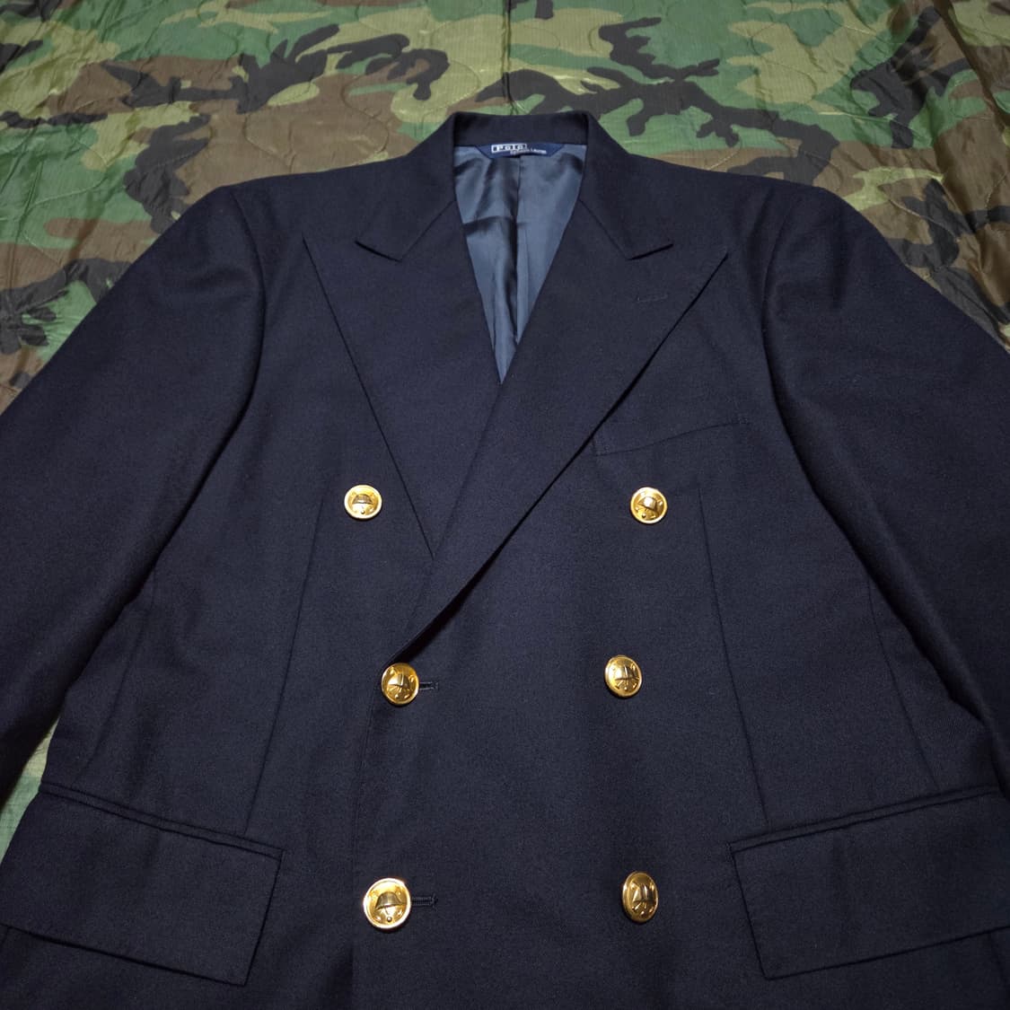 Vintage Polo Ralph Lauren Navy Blazer 상품이미지2