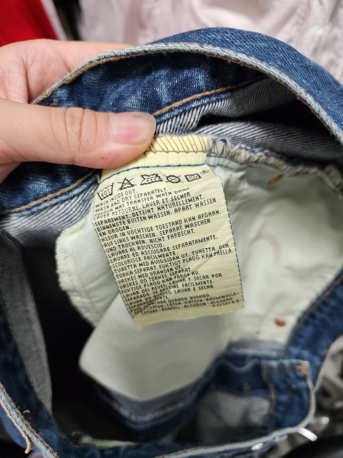 리바이스 90s 영국판 613 오렌지탭 데님  상품이미지6