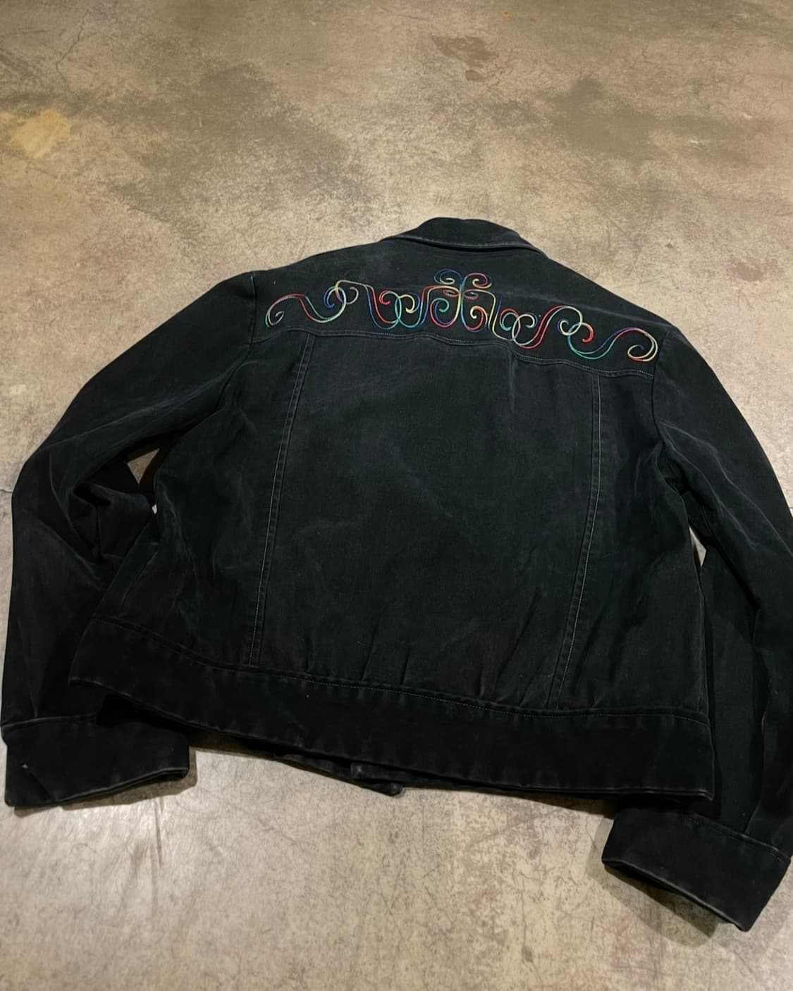 70-80’s 벨루어 체인 스티치 자켓 (B5154) 상품이미지8